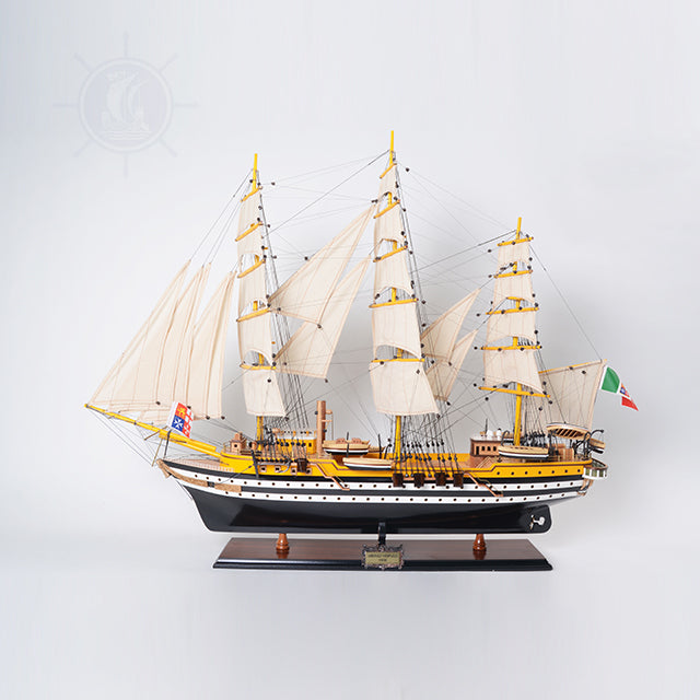 Fully Assembled Amerigo Vespucci 2 ft Tall on sale Ship Model