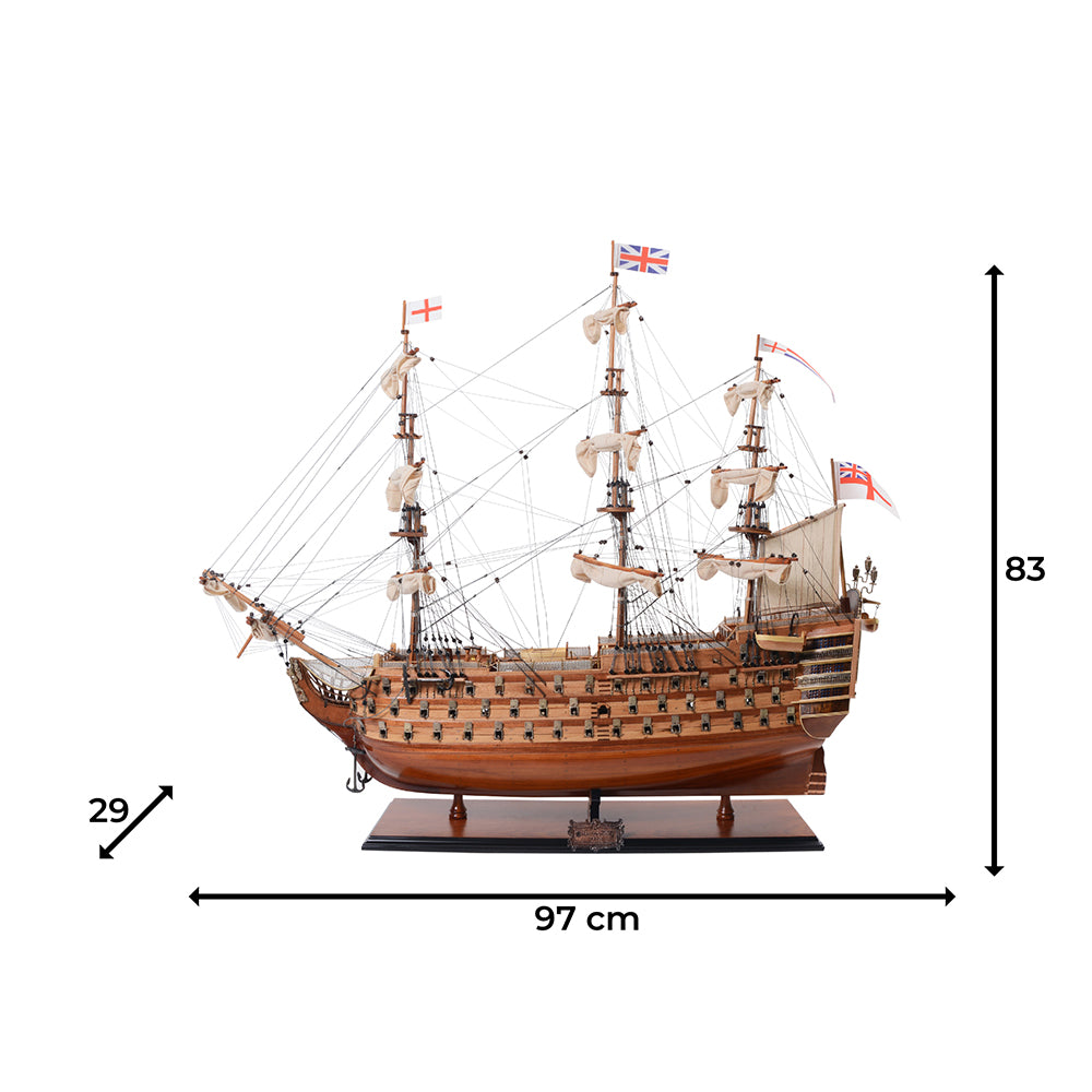HMS Victory Exclusive Edition Large - THE FAMOUS BATTLESHIP Of THE ROYAL NAVY