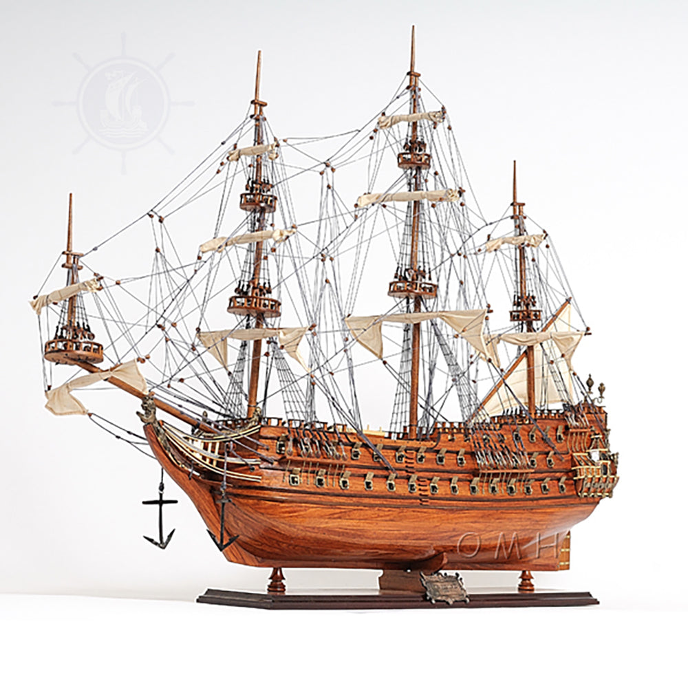 This image including the wooden ship model such as Zeven Provincien model ship a replica model ship of Zeven Provincien ship