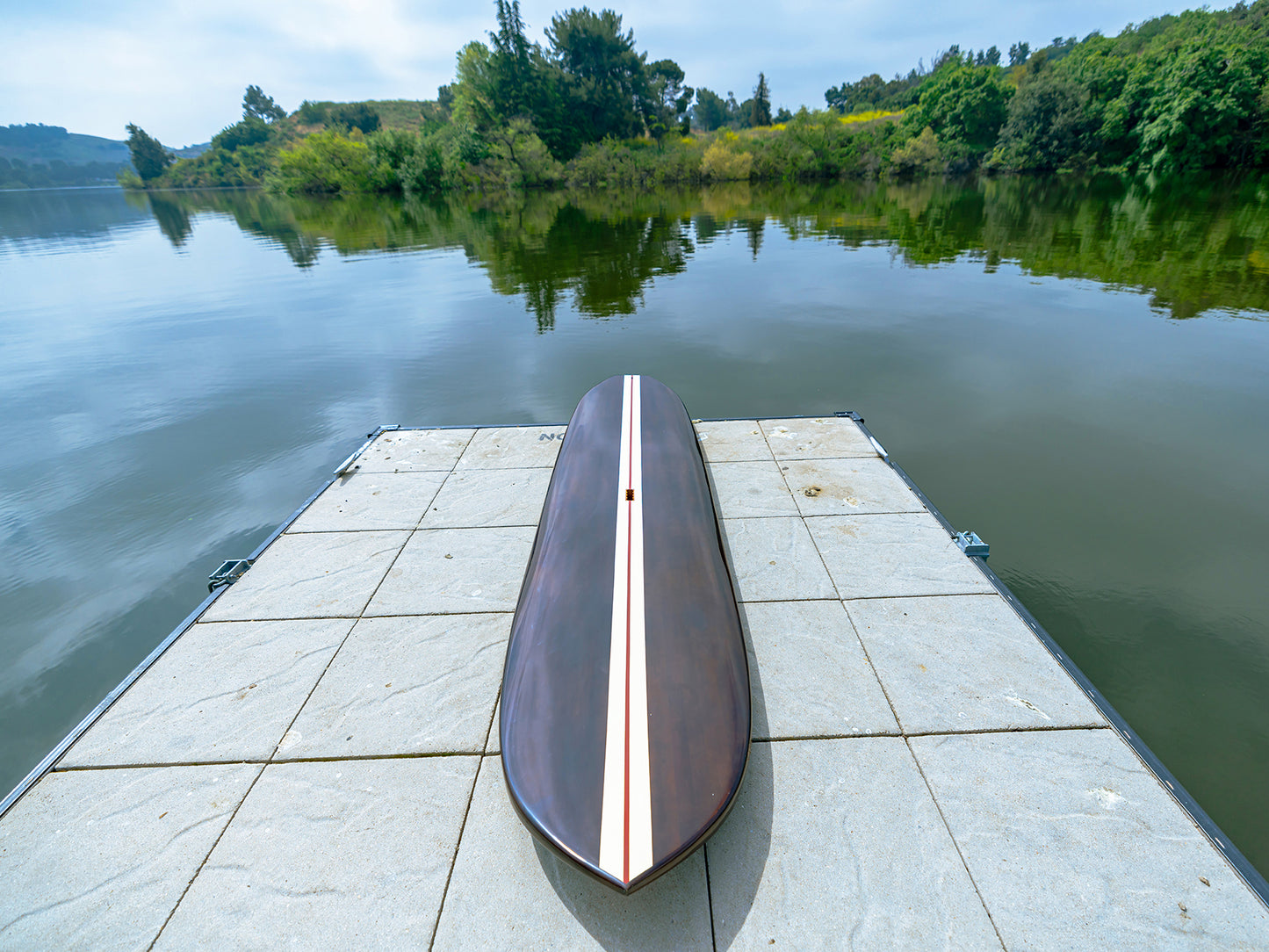 PADDLE BOARD IN DARK PAINTED WOOD 11FT WITH 1 FIN | Wooden Kayak |  Boat | Canoe with Paddles for fishing and water sports For Wholesale