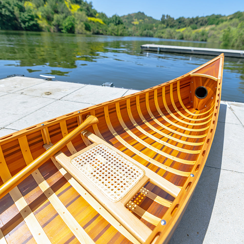 CANOE WITH RIBS CURVED BOW 10FEET | Wooden Kayak |  Boat | Canoe with Paddles for fishing and water sports For Wholesale