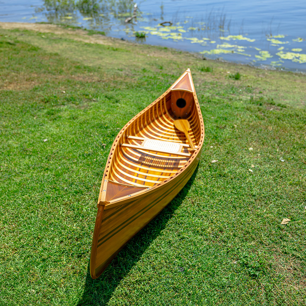 CANOE WITH RIBS CURVED BOW 10FEET | Wooden Kayak |  Boat | Canoe with Paddles for fishing and water sports For Wholesale