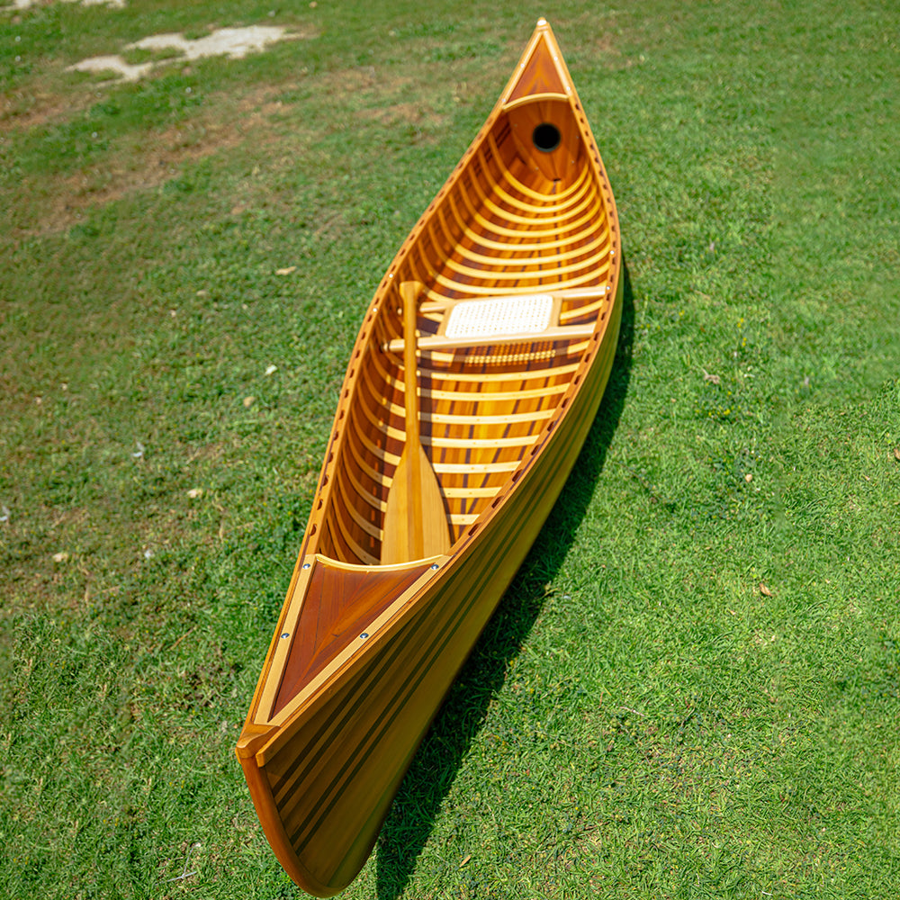 CANOE WITH RIBS CURVED BOW 10FEET | Wooden Kayak |  Boat | Canoe with Paddles for fishing and water sports For Wholesale