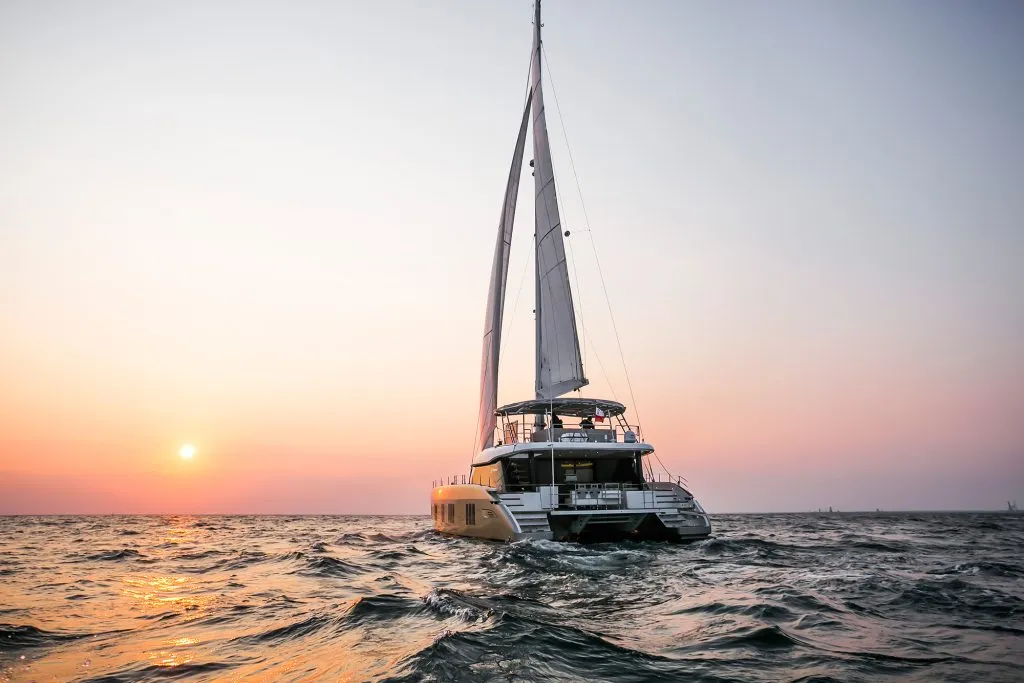Polish Sunreef 50 (Sunreef Series) 30 Inches Ship Model
