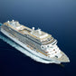 American Seven Seas Grandeur (Explorer-Class) Cruise Ship 30 Inches Model