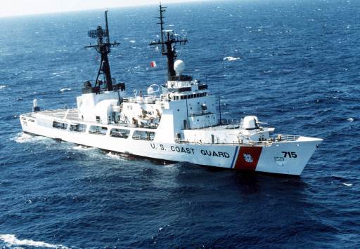 USCGC Hamilton WHEC-715 L76cm Ship Model