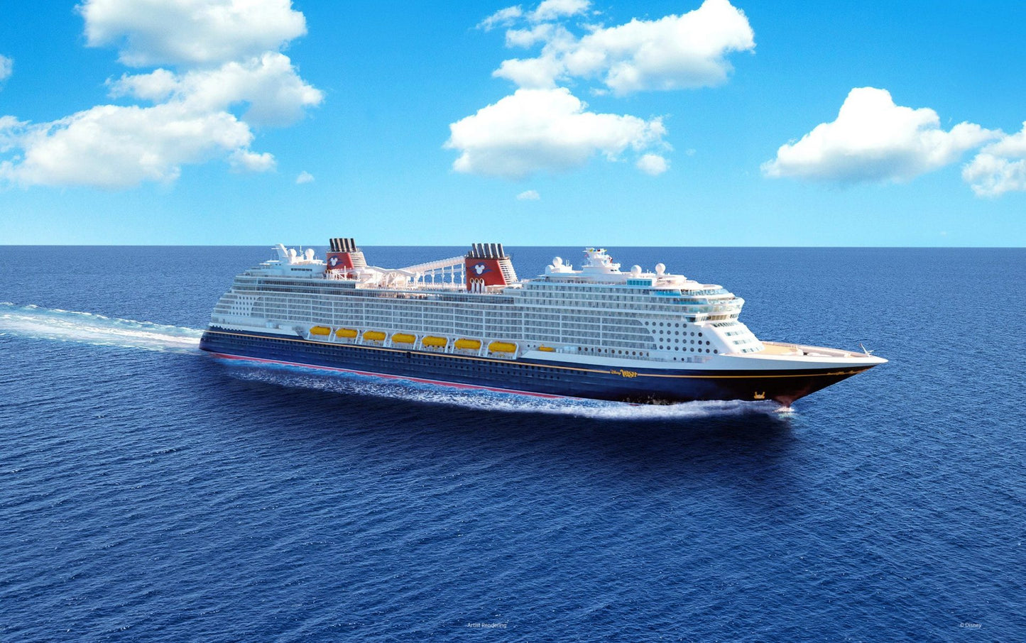 Disney Wish Cruise Ship 36 Inches Model