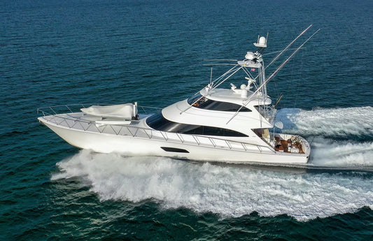 American Viking 92 Convertible Yacht 30 Inches Model Boat