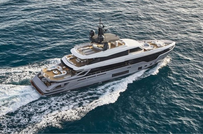 Italian Azimut Grande Trideck (Grande Series) 30 Inches Ship Model