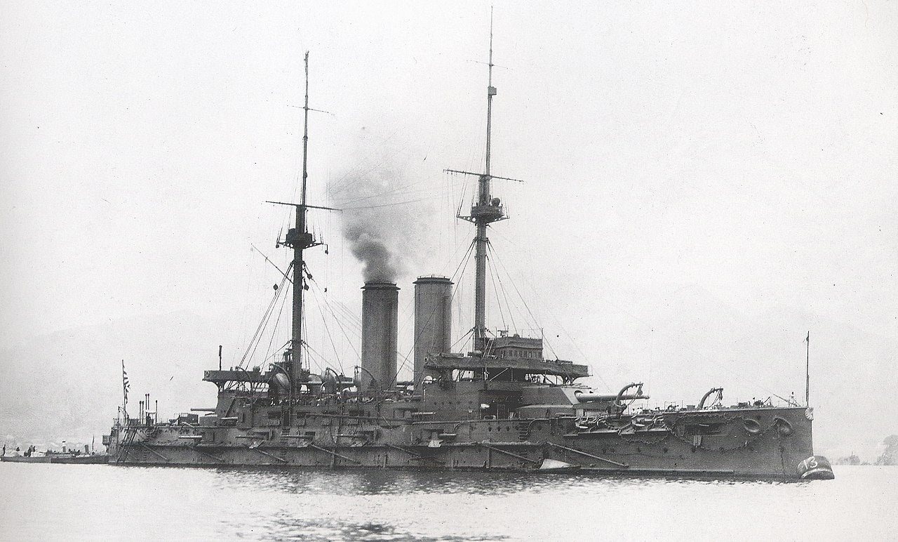 Japanese Mikasa Battleship (Launched 1900) 30 Inches Ship Model