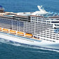 Italian MSC Meraviglia Cruise Ship 36 Inches Model