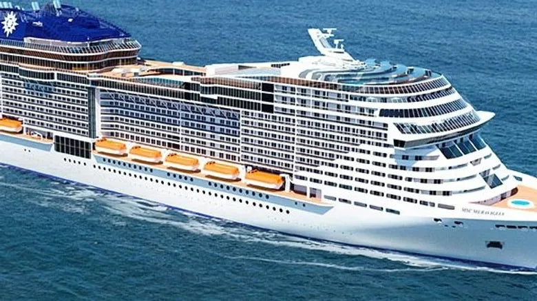 Italian MSC Meraviglia Cruise Ship 30 Inches Model