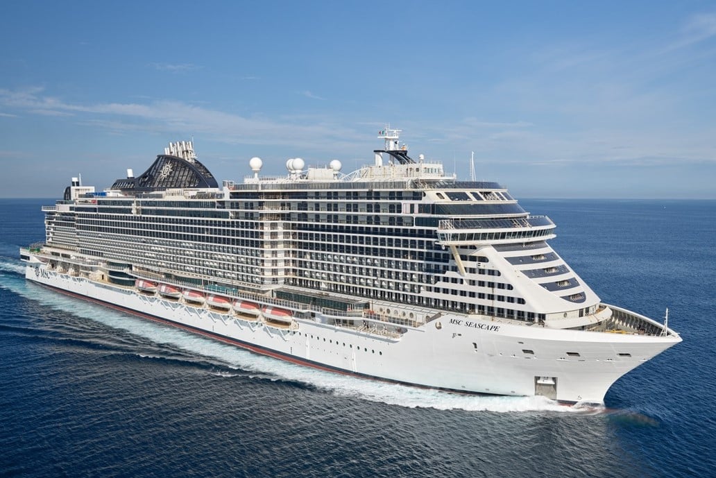 Italian MSC Seascape (Seaside EVO-Class) Cruise Ship 36 Inches Model