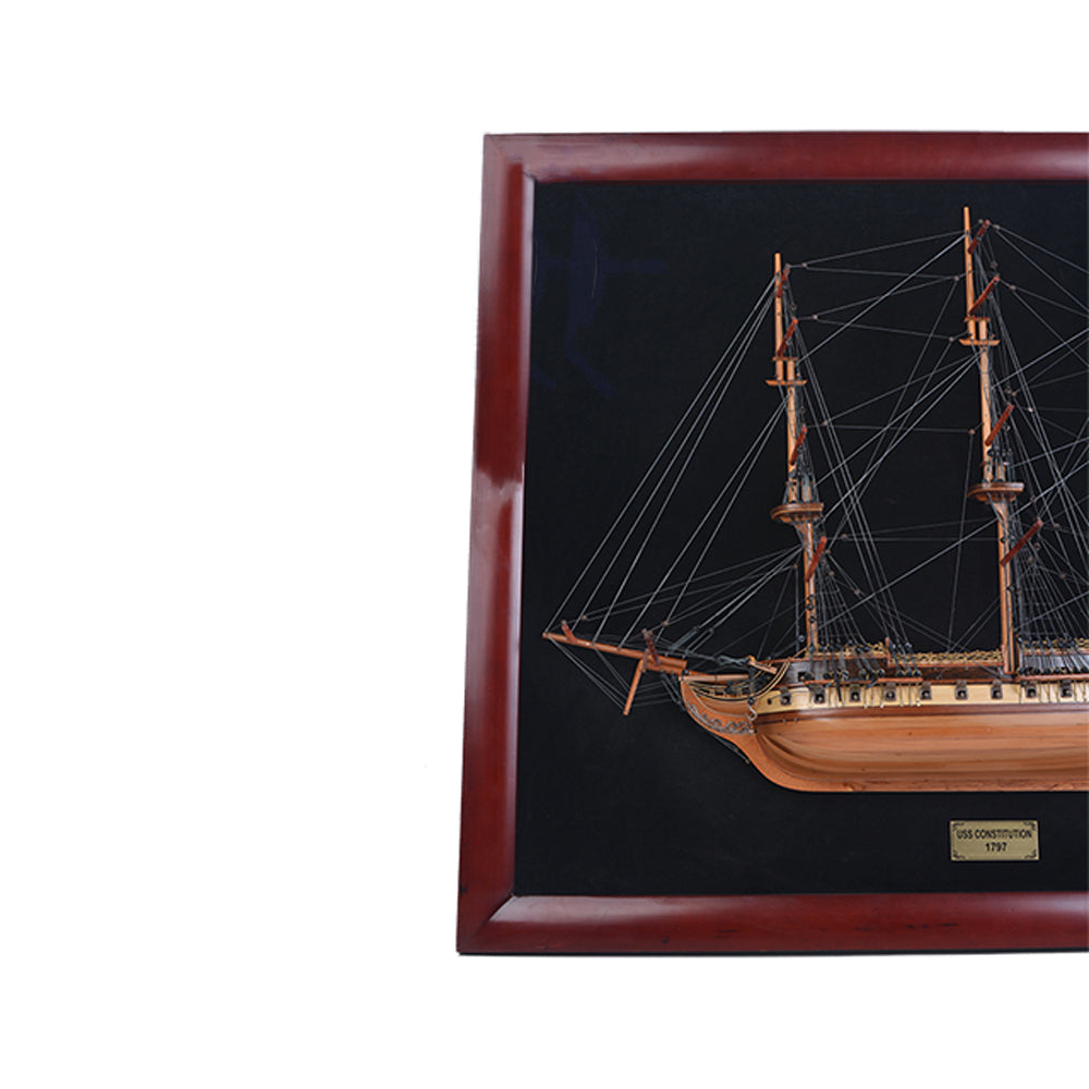 USS CONSTITUTION HALF-SHIP | Museum-quality | Fully Assembled Wooden Ship Models For Wholesale