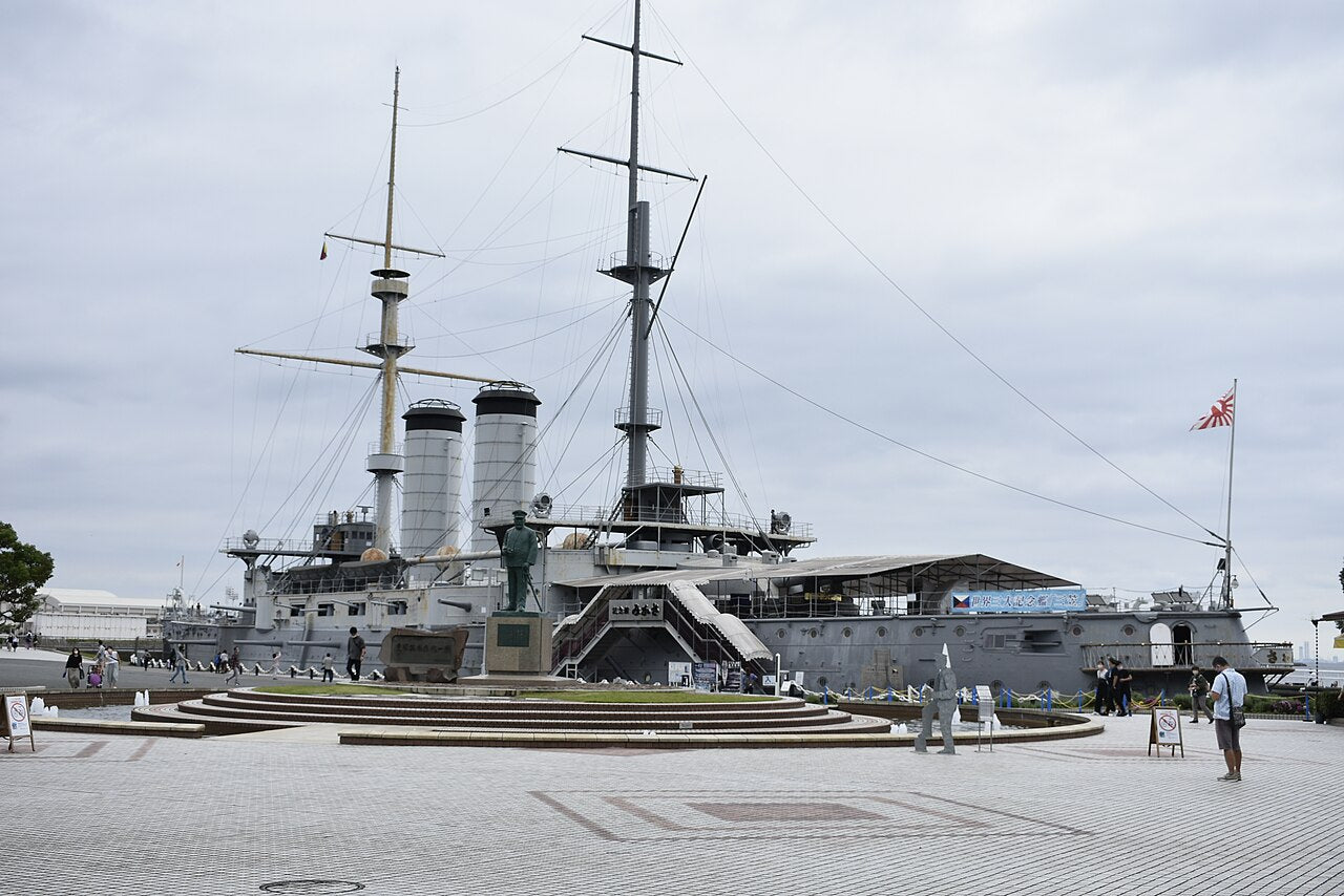 Japanese Mikasa Battleship (Launched 1900) 36 Inches Ship Model