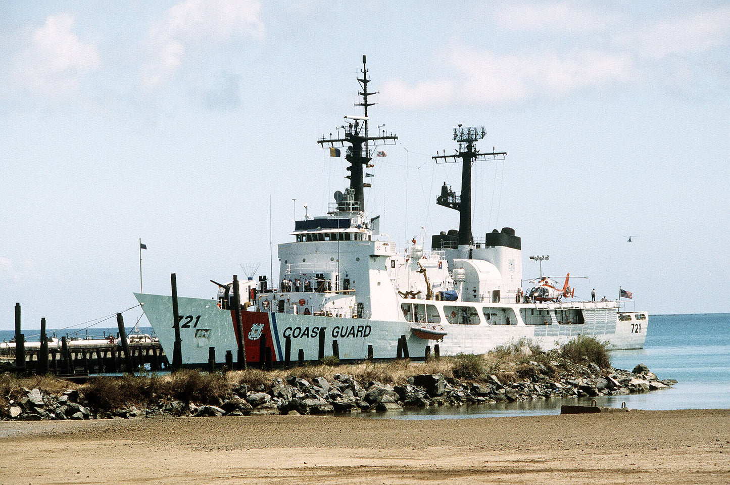 USCGC Gallatin WHEC-721 L91cm Ship Model