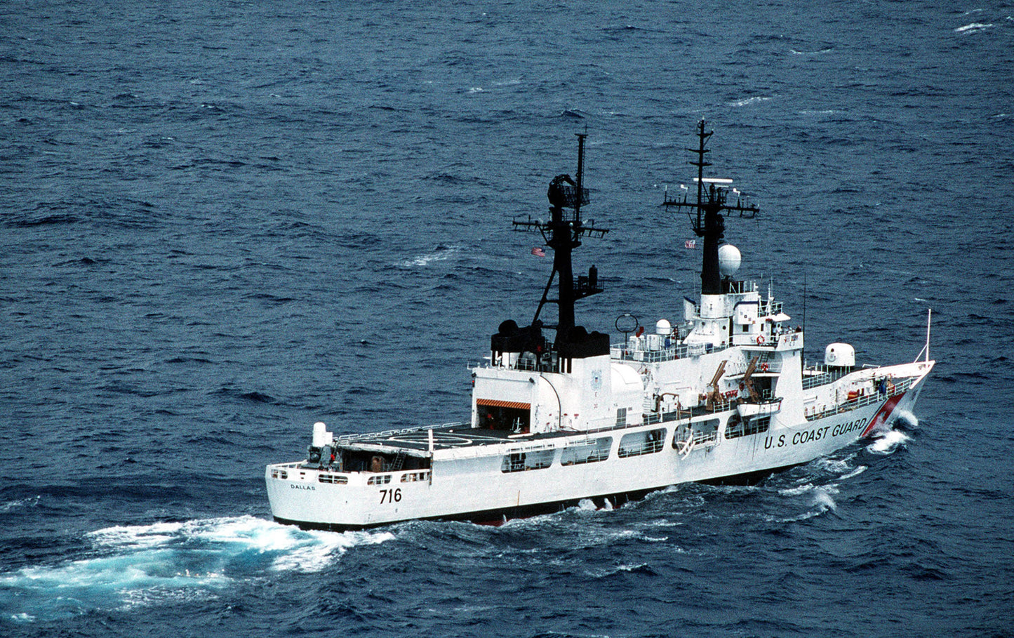 USCGC Dallas WHEC-716 L76cm Ship Model