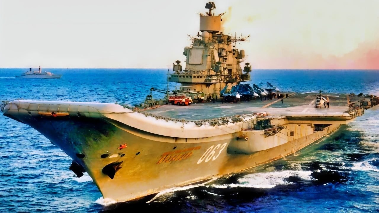 Russian Admiral Kuznetsov (063) 36 Inches Aircraft Carrier Model