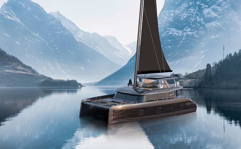 Polish Sunreef 80 Eco (Sunreef Series) 30 Inches Ship Model