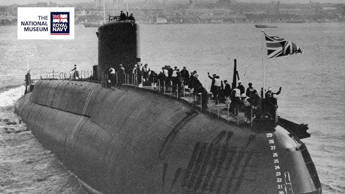 Royal Navy HMS Resolution Submarine (S22) 36 Inches Model