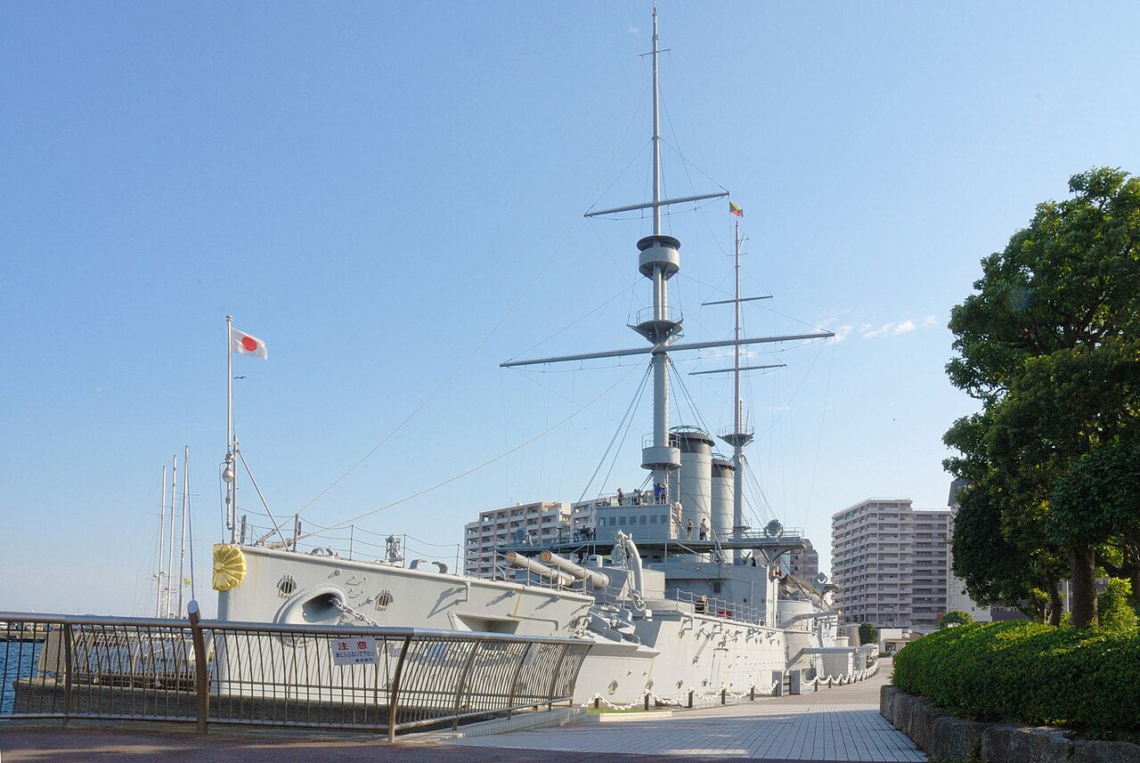 Japanese Mikasa Battleship (Launched 1900) 30 Inches Ship Model