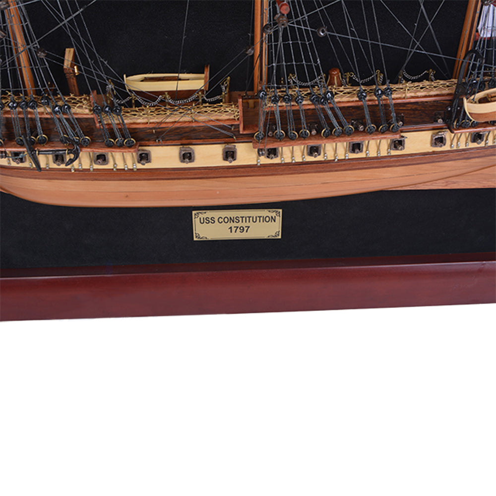 USS CONSTITUTION HALF-SHIP | Museum-quality | Fully Assembled Wooden Ship Models For Wholesale