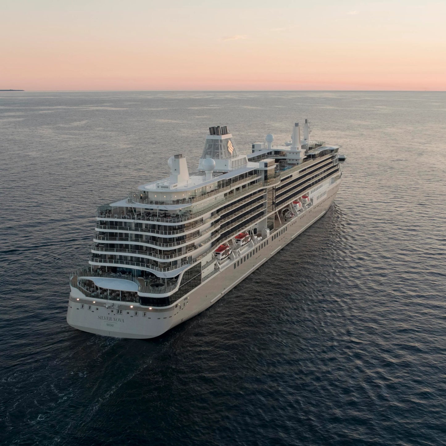 Monaco Silver Nova (Evolution-Class) Cruise Ship 30 Inches Model