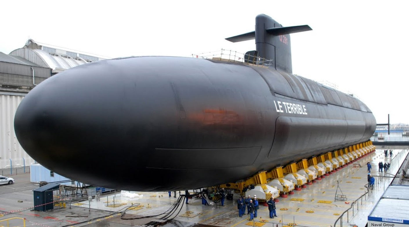French Le Triomphant ballistic missile Submarine (S616) 36 Inches Model