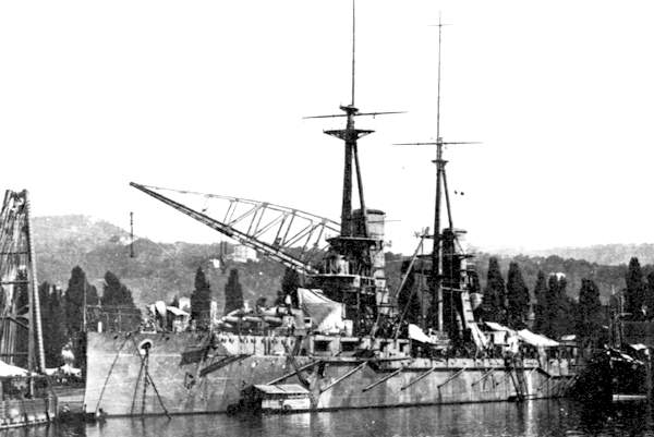 Italian Andrea Doria (1913) 36 Inches Battleship Model
