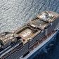 Italian MSC Meraviglia Cruise Ship 30 Inches Model