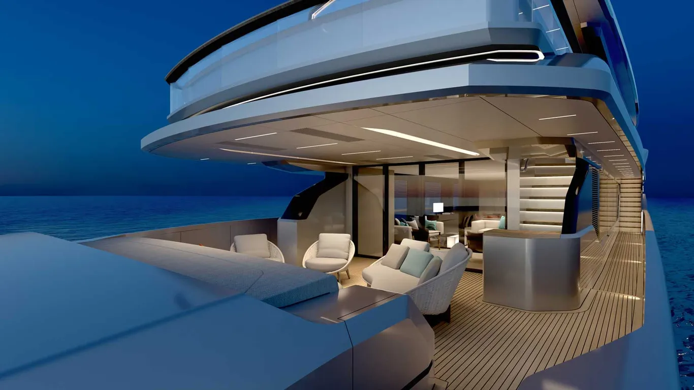 British Orion One Yacht 30 Inches Ship Model