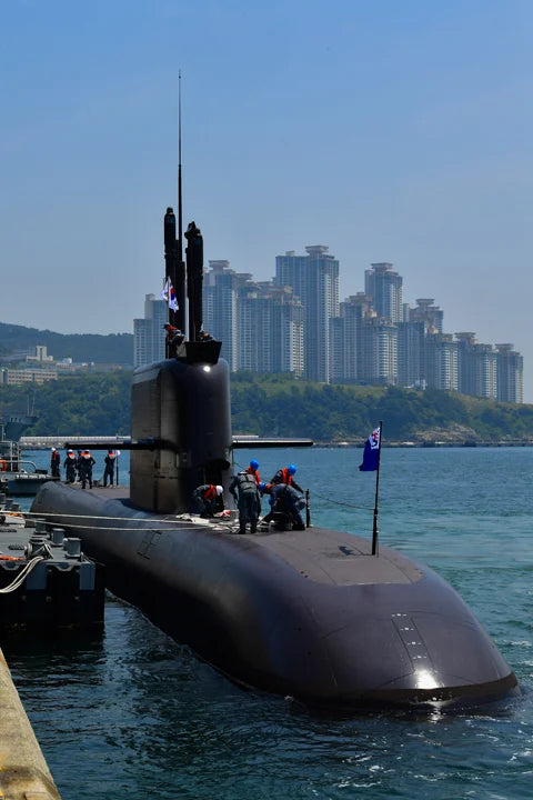 South Korean Dosan Ahn Changho Submarine (KSS-III) 30 Inches Model