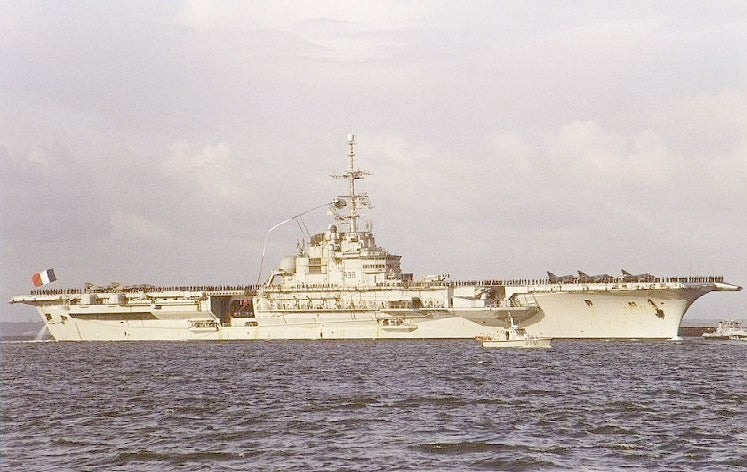 French Clemenceau (R98) 30 Inches Aircraft Carrier Model