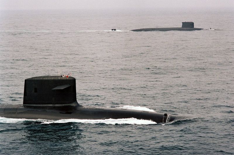 French Le Triomphant ballistic missile Submarine (S616) 30 Inches Model