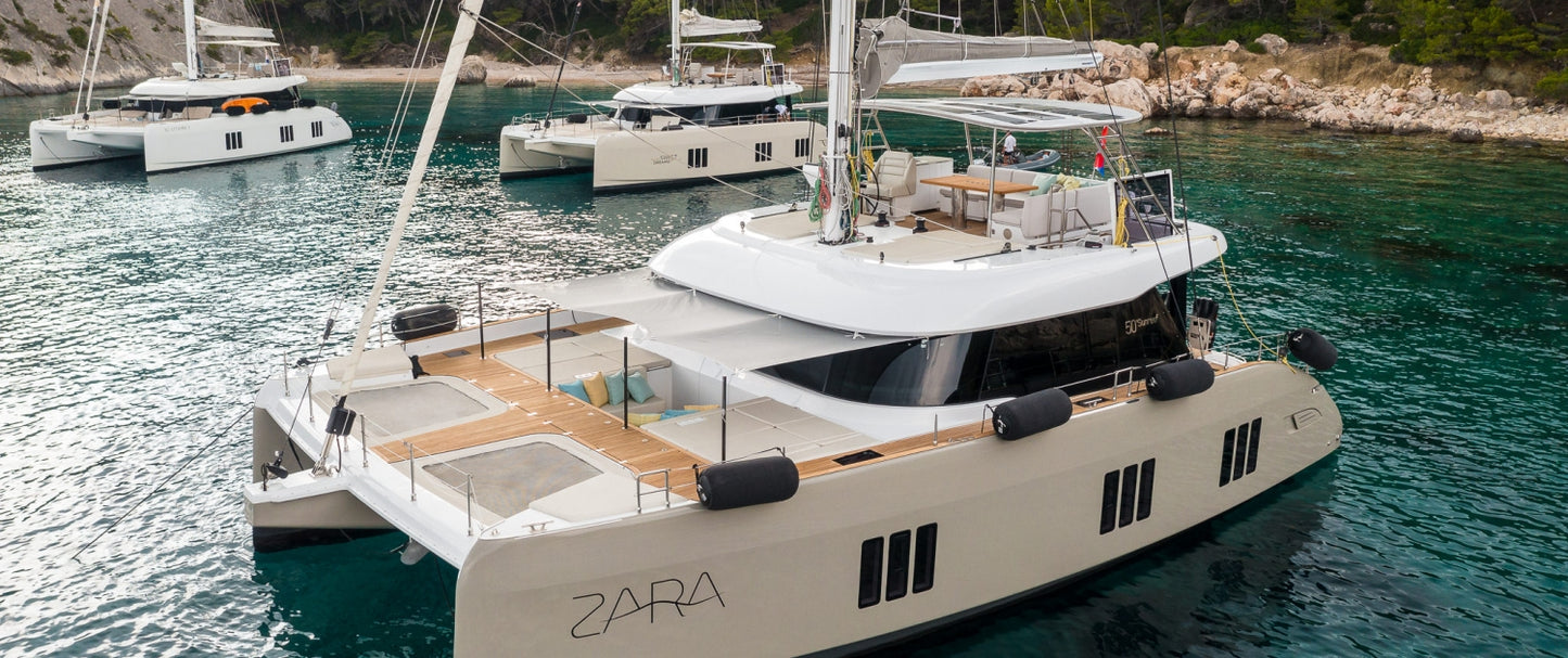 Polish Sunreef 50 (Sunreef Series) 30 Inches Ship Model