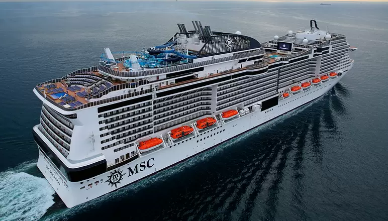 Italian MSC Meraviglia Cruise Ship 36 Inches Model