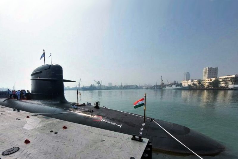 Indian INS Kalvari Submarine (S21) 30 Inches Model
