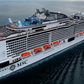 Italian MSC Meraviglia Cruise Ship 30 Inches Model