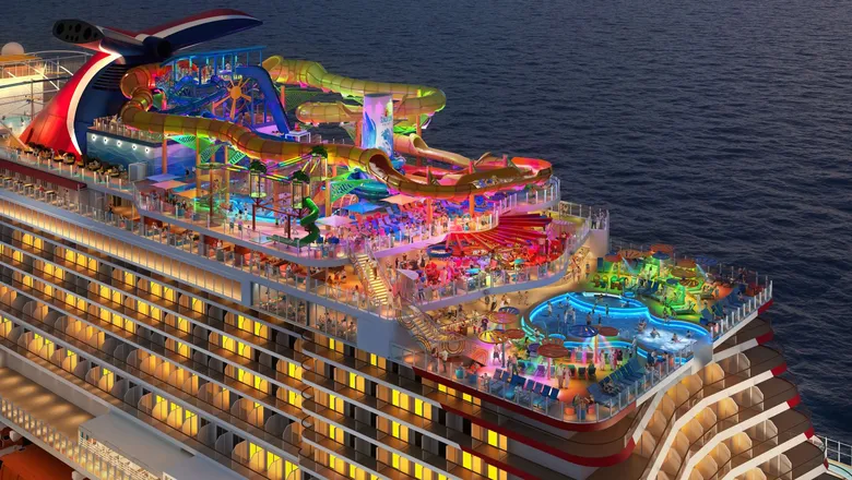 American Carnival Celebration (Excel-Class) Cruise Ship 30 Inches Model