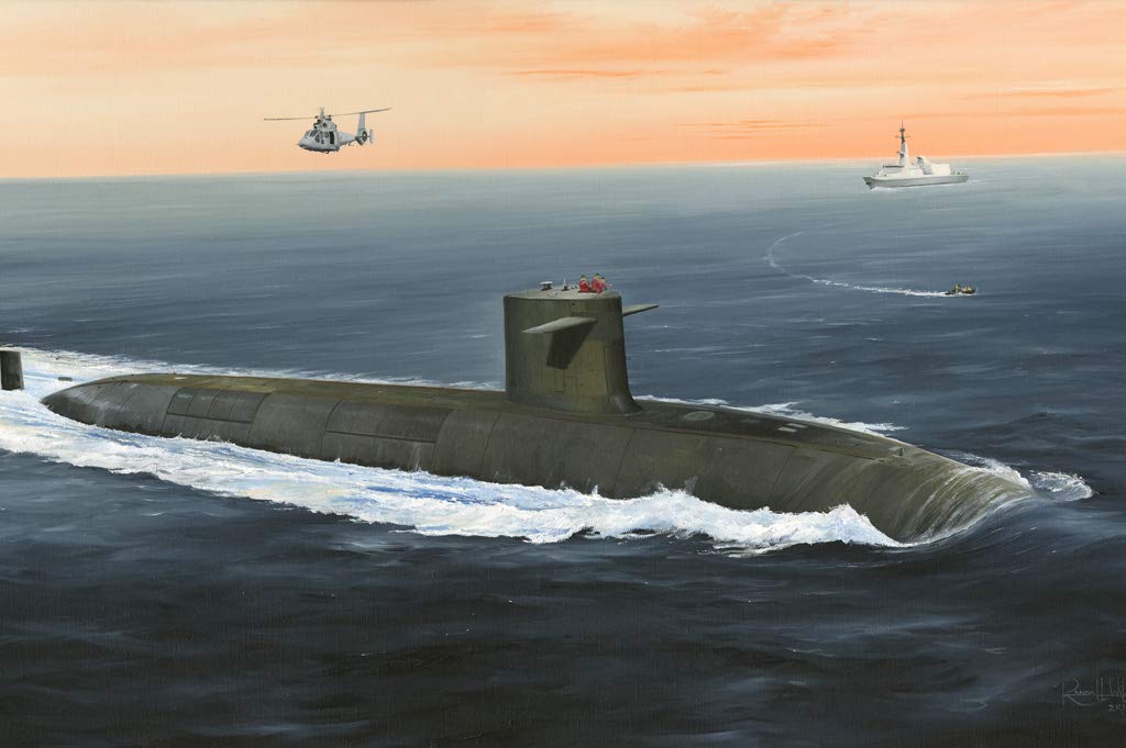French Le Triomphant ballistic missile Submarine (S616) 30 Inches Model
