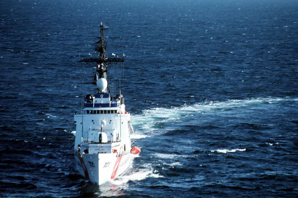 USCGC Gallatin WHEC-721 L91cm Ship Model