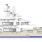 American Nordhavn 96 30 Inches Ship Model
