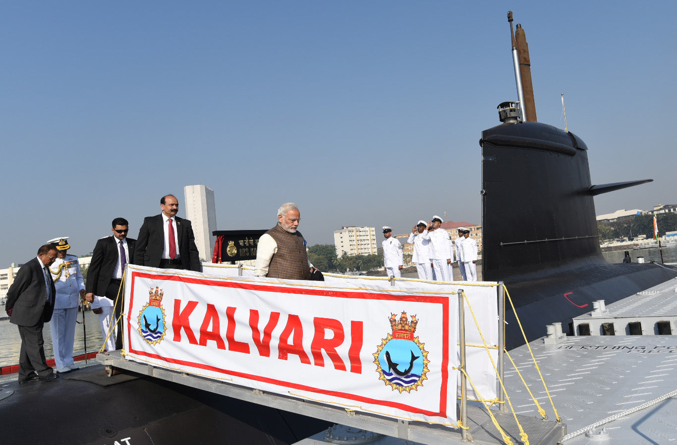 Indian INS Kalvari Submarine (S21) 30 Inches Model