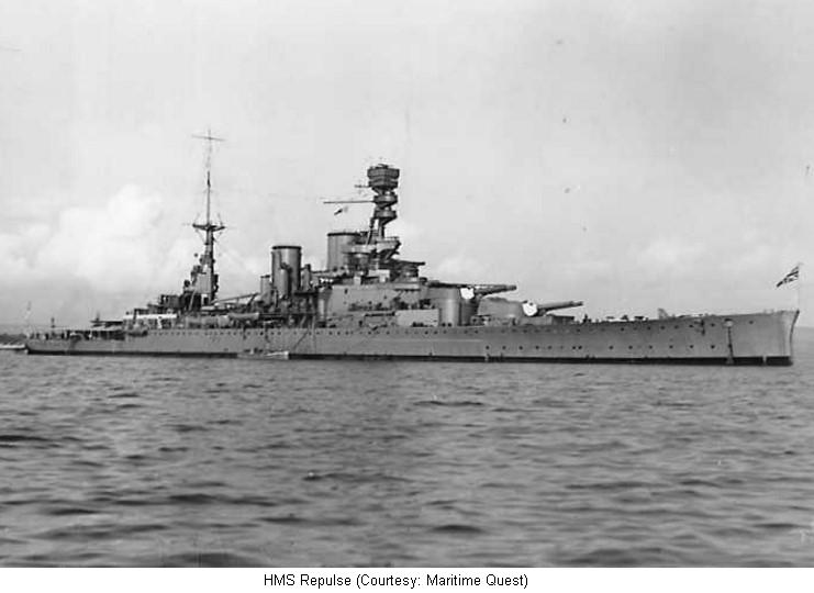 HMS Repulse (Renown-Class) 30 Inches Battlecruiser Model