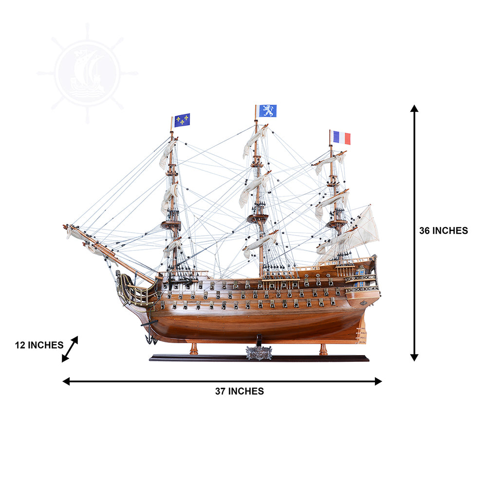 ROYAL LOUIS MODEL SHIP | Museum-quality | Fully Assembled Wooden Ship Models For Wholesale