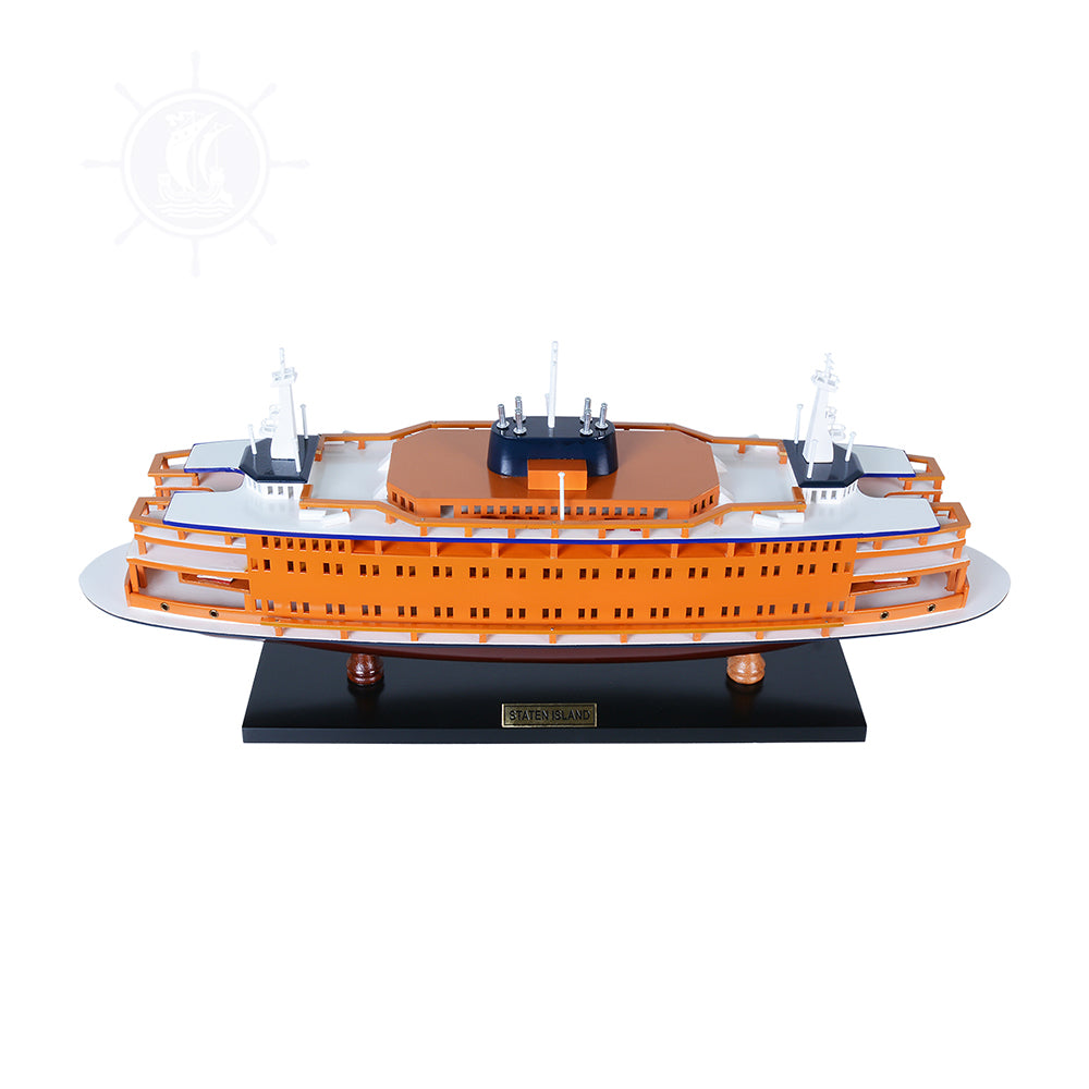 STATEN ISLAND FERRY CRUISE SHIP MODEL | Museum-quality Cruiser| Fully Assembled Wooden Model Ship For Wholesale