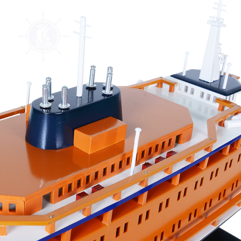 STATEN ISLAND FERRY CRUISE SHIP MODEL | Museum-quality Cruiser| Fully Assembled Wooden Model Ship For Wholesale