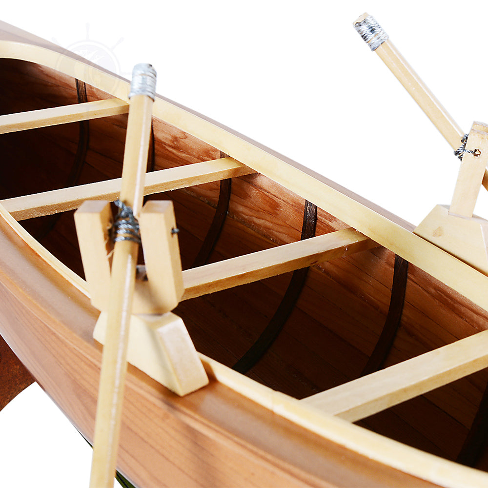 PETERBOROUGH CANOE MODEL BOAT | Museum-quality | Fully Assembled Wooden Model boats For Wholesale