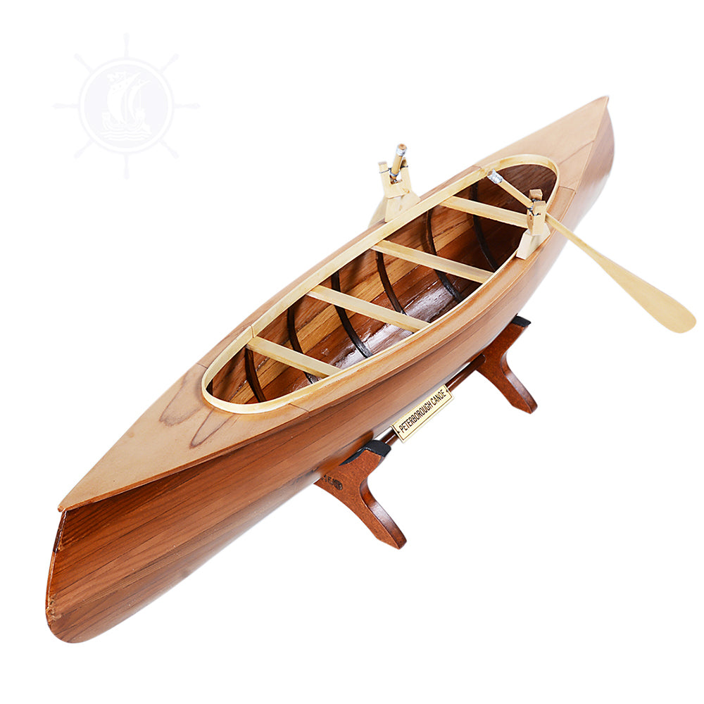 PETERBOROUGH CANOE MODEL BOAT | Museum-quality | Fully Assembled Wooden Model boats For Wholesale