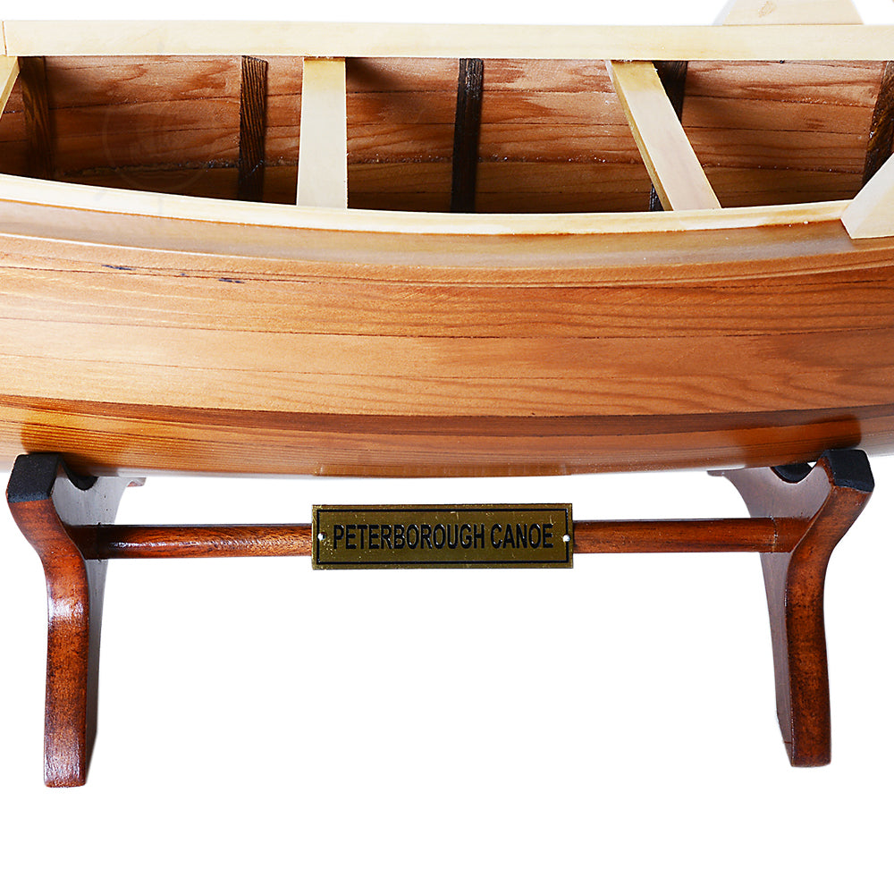 PETERBOROUGH CANOE MODEL BOAT | Museum-quality | Fully Assembled Wooden Model boats For Wholesale